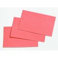 Pen2Paper 3 x 5 In. Heavyweight Ruled Index Card; Salmon; Pack - 100 PE6735